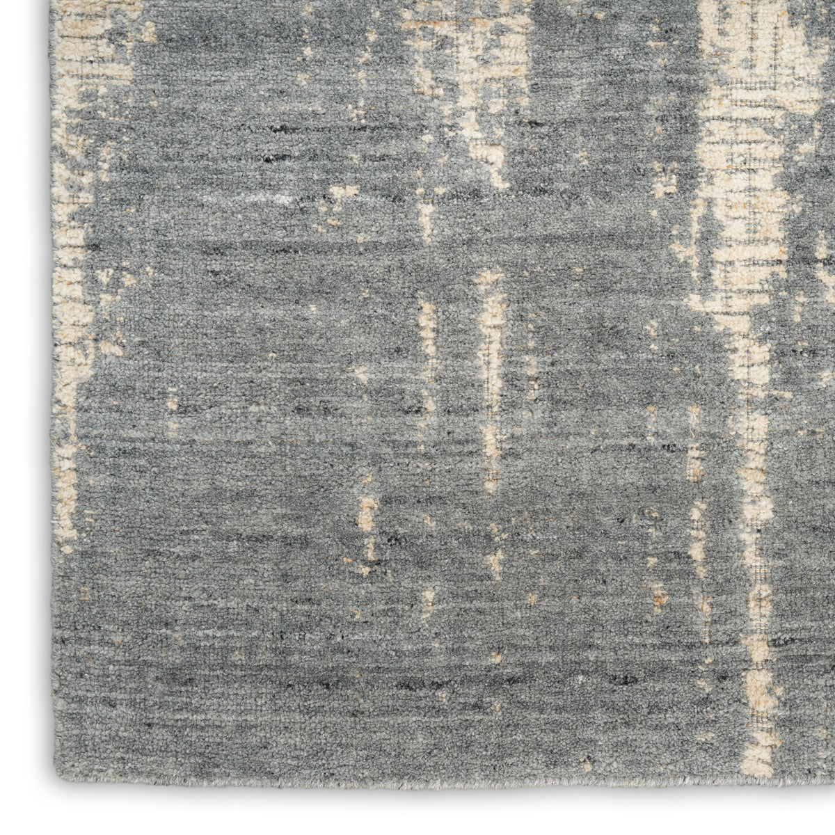 nourison harmony hay03 slate beige rug