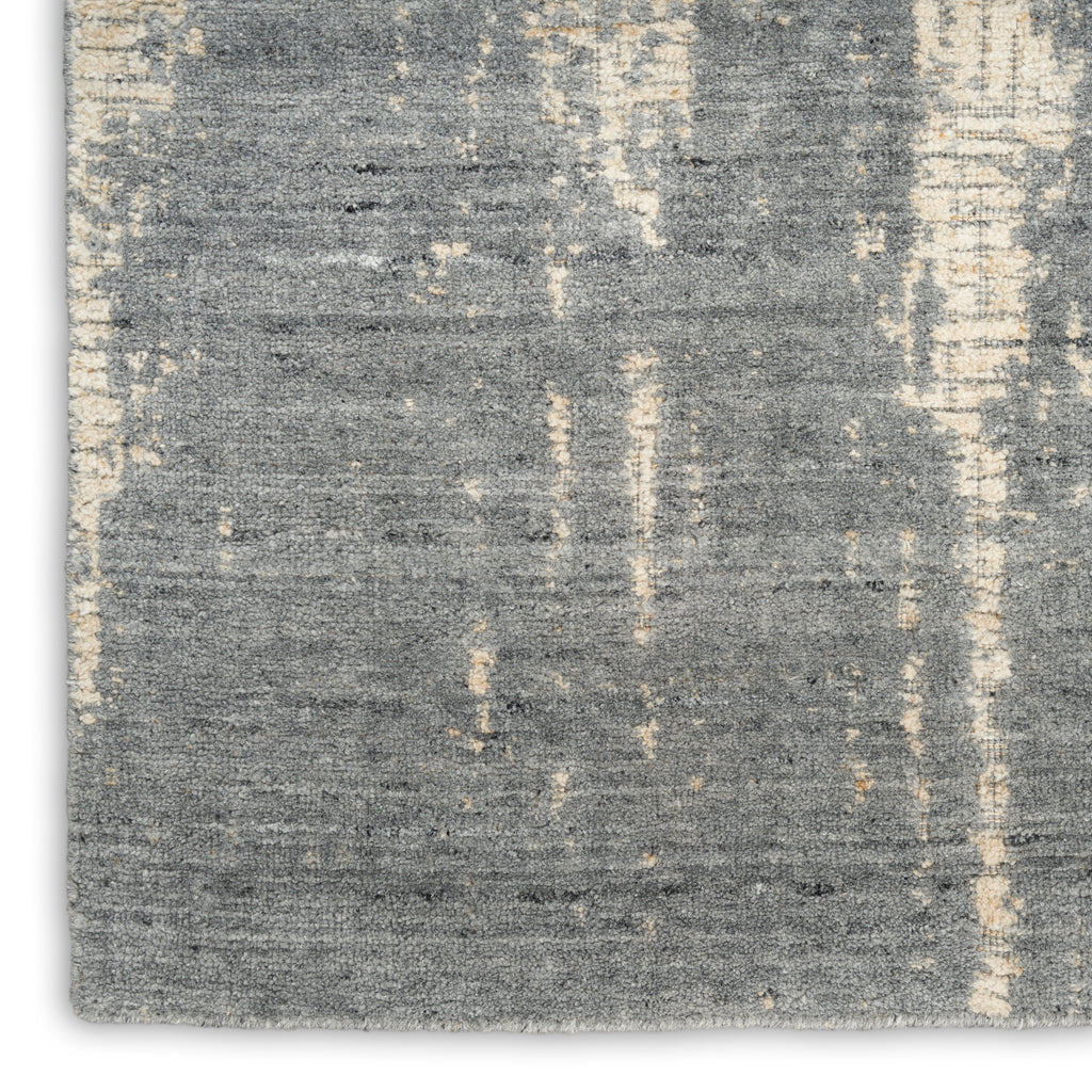 nourison harmony hay03 slate beige rug
