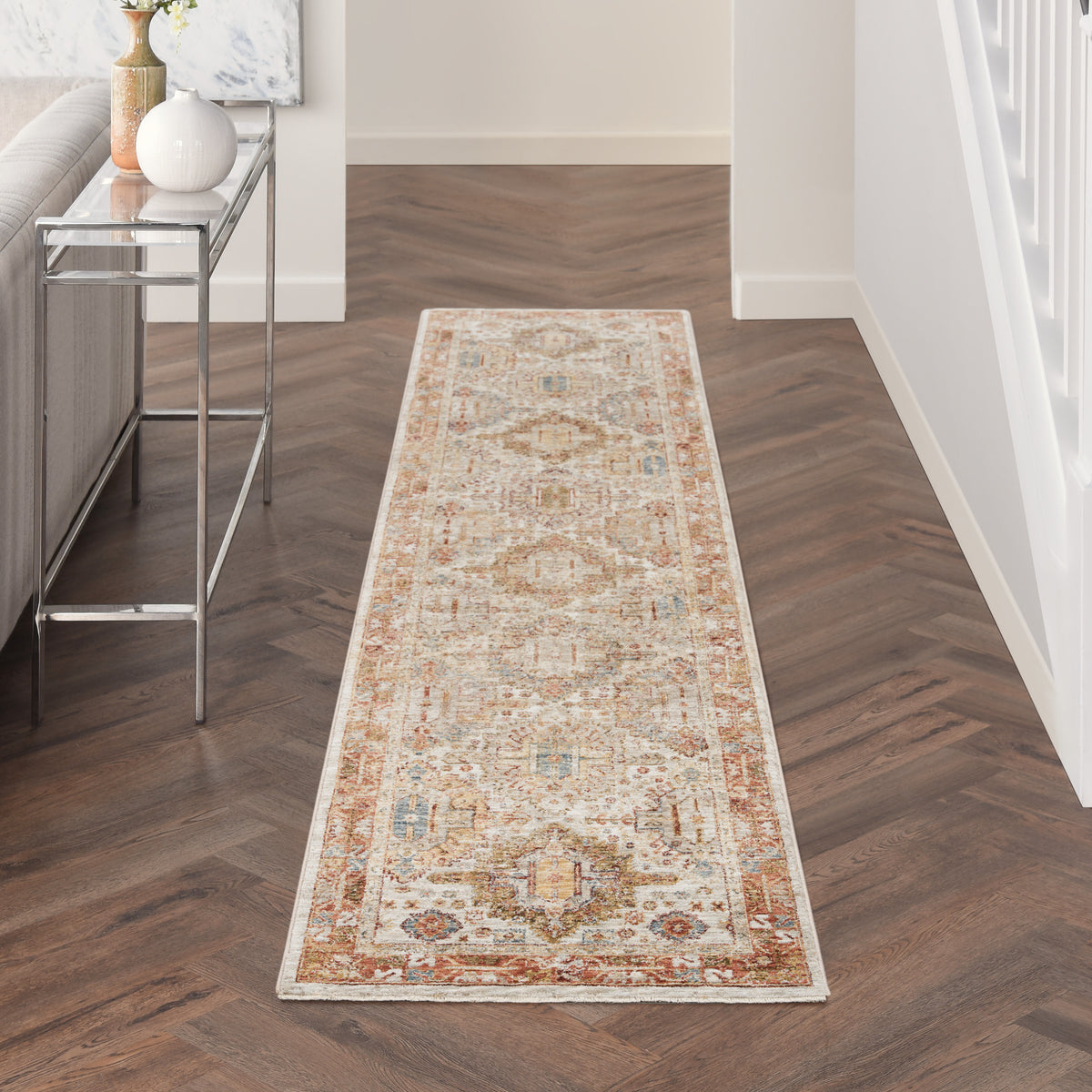 nourison sahar shr01 ivory multicolor rug