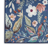nourison nourison washables nwb01 navy multicolor rug