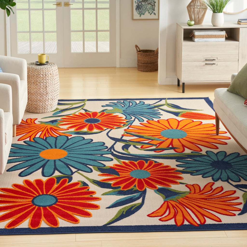 nourison aloha alh33 multicolor rug