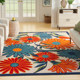 nourison aloha alh33 multicolor rug