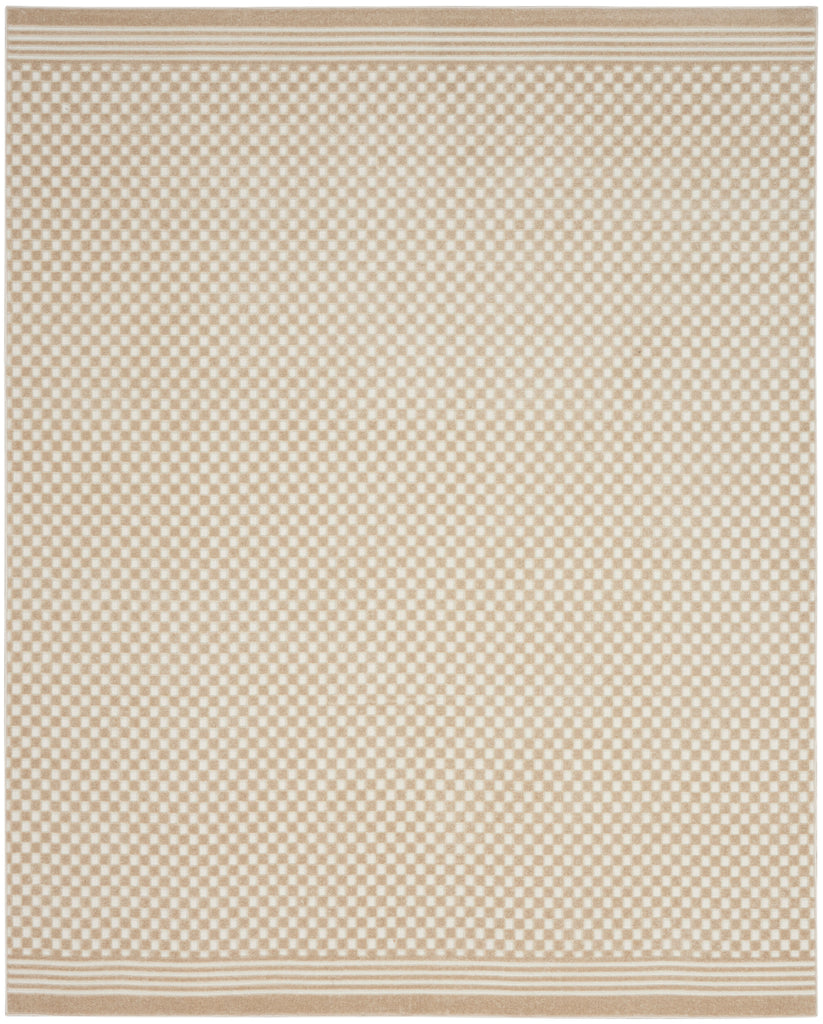 nourison care free caf02 beige rug