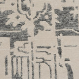 nourison silk shadows sha19 ivory grey rug