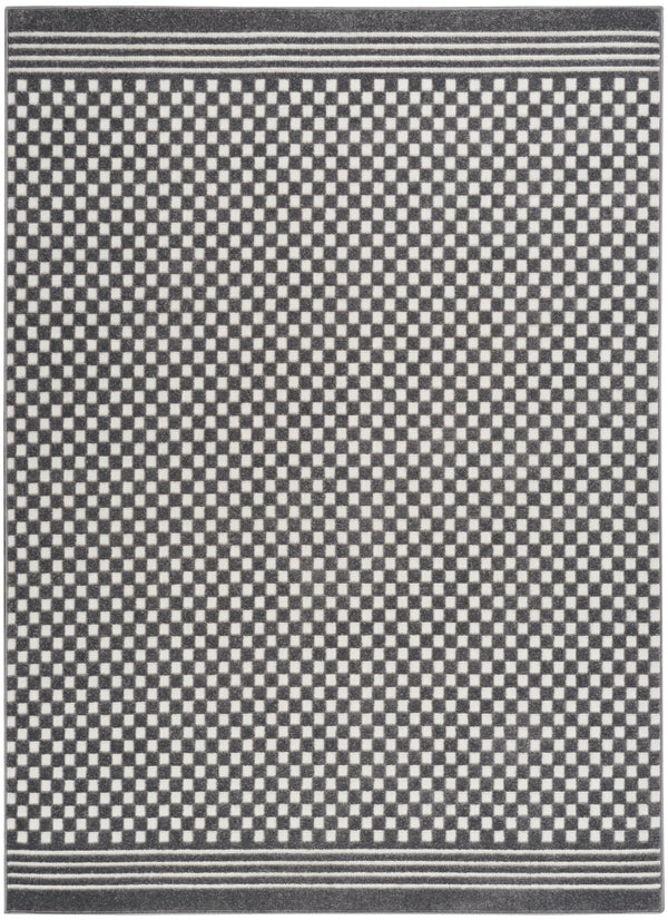 nourison care free caf02 grey rug