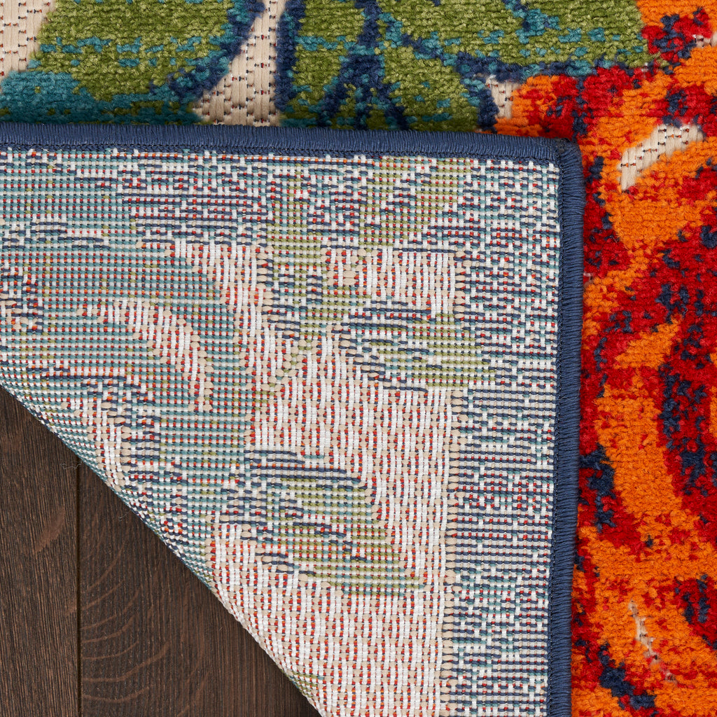 nourison aloha alh32 ivory multicolor rug