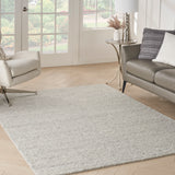 nourison alanna aln01 silver rug