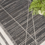nourison desire dsr01 charcoal silver rug