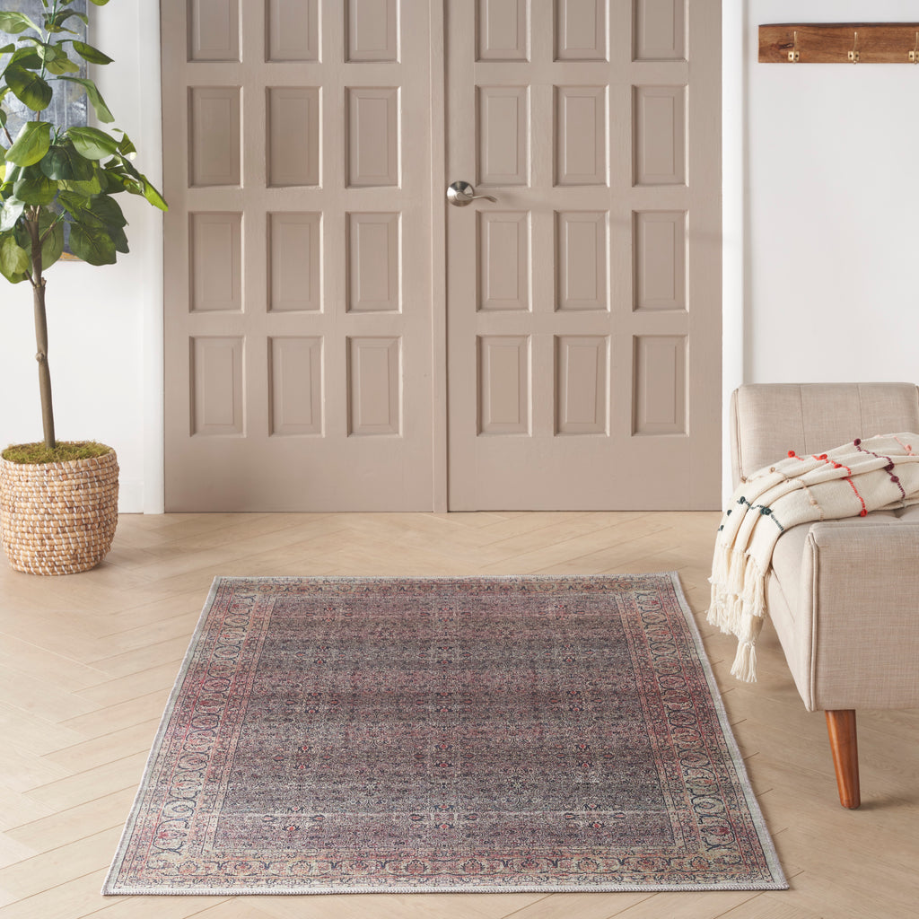 nourison grand washables grw04 emerald rug