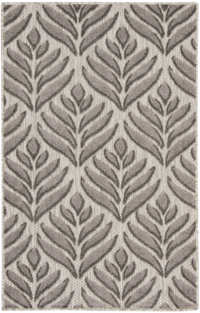 nourison aloha alh35 charcoal rug