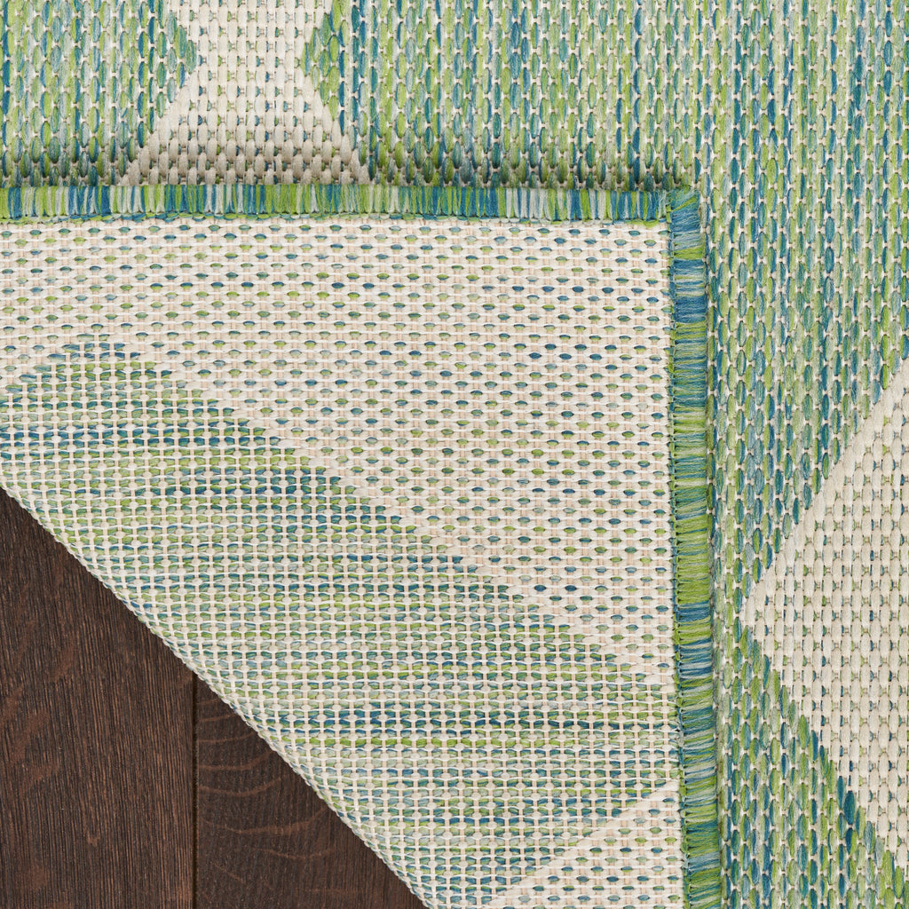 nourison positano pos04 blue green rug
