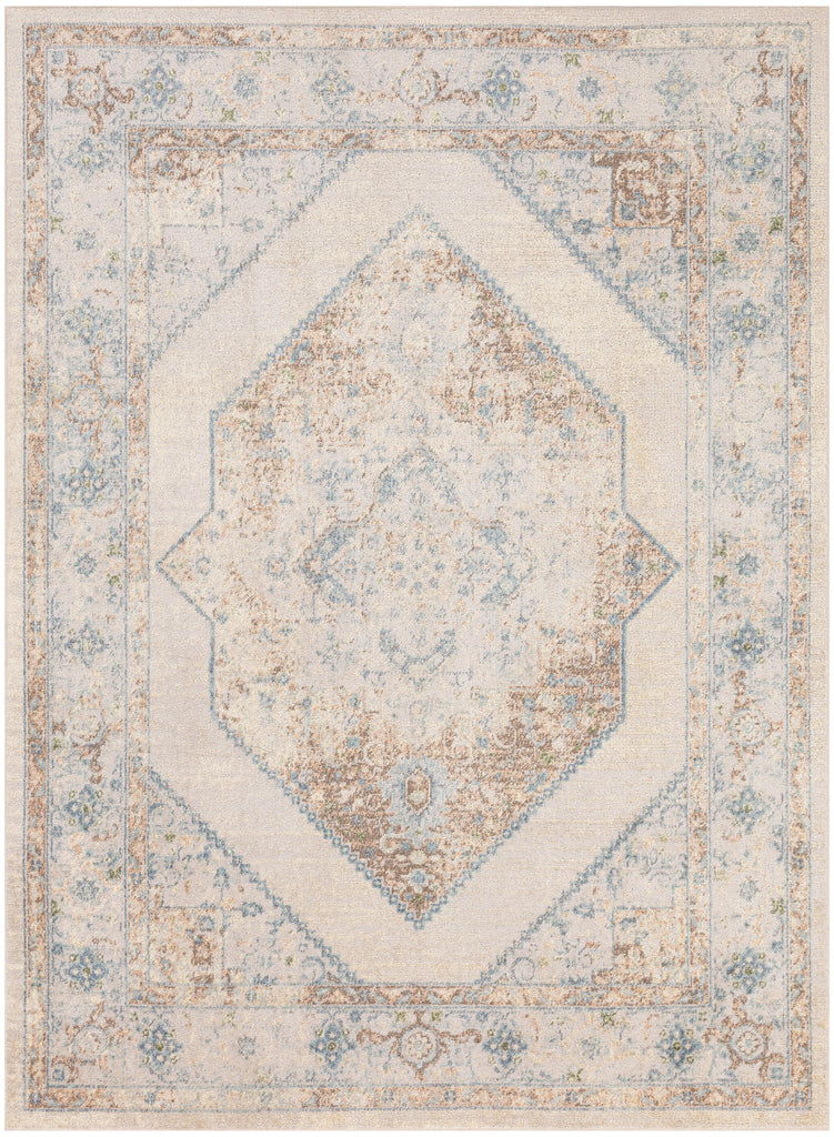 nourison astra machine washable asw13 ivory blue rug