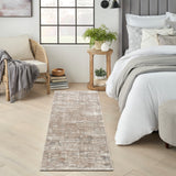 nourison sustainable trends sut06 ivory mocha rug