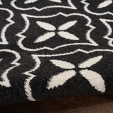 nourison nourison essentials nre04 black ivory rug