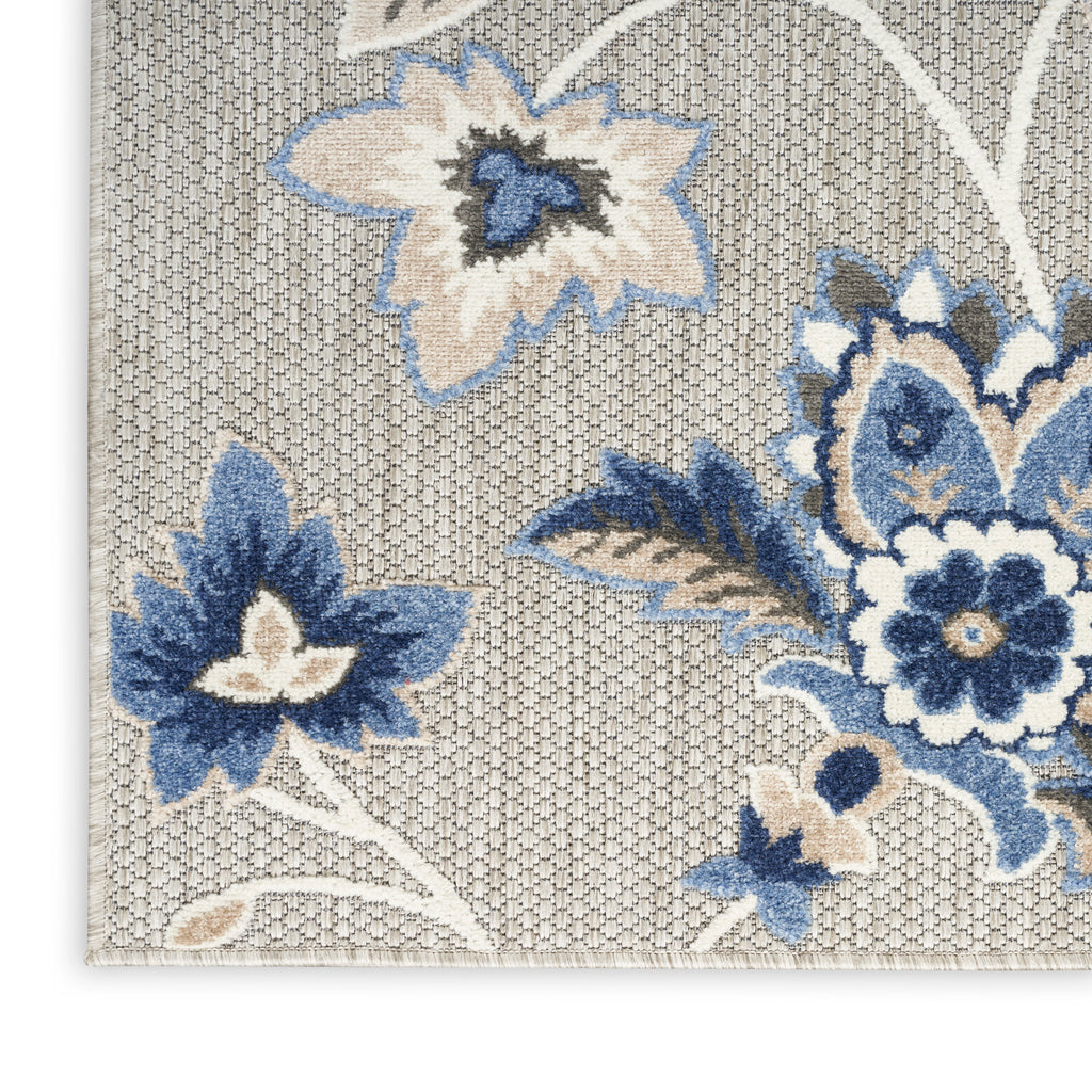 nourison aloha alh31 blue grey rug