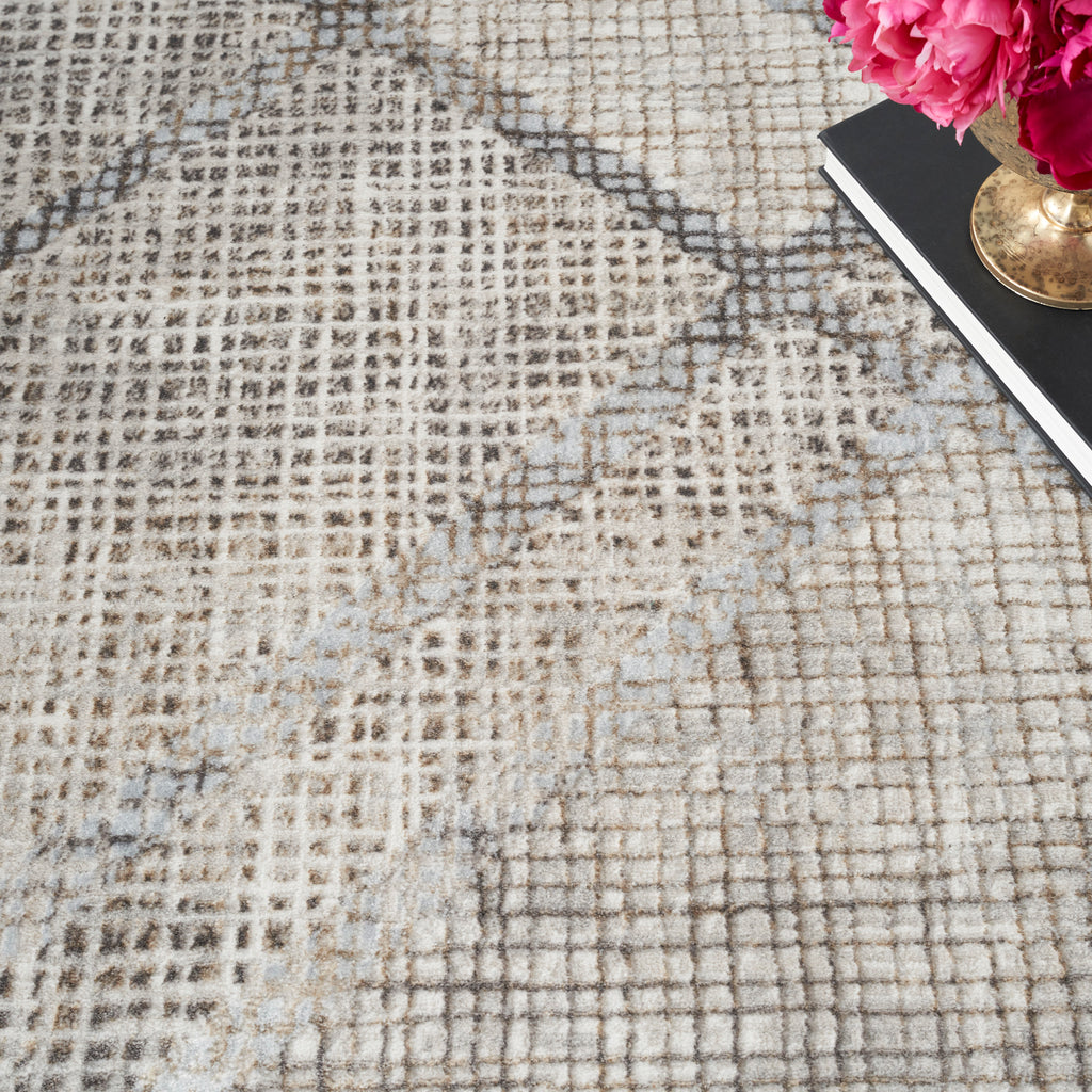 nourison iliana ili03 grey rug