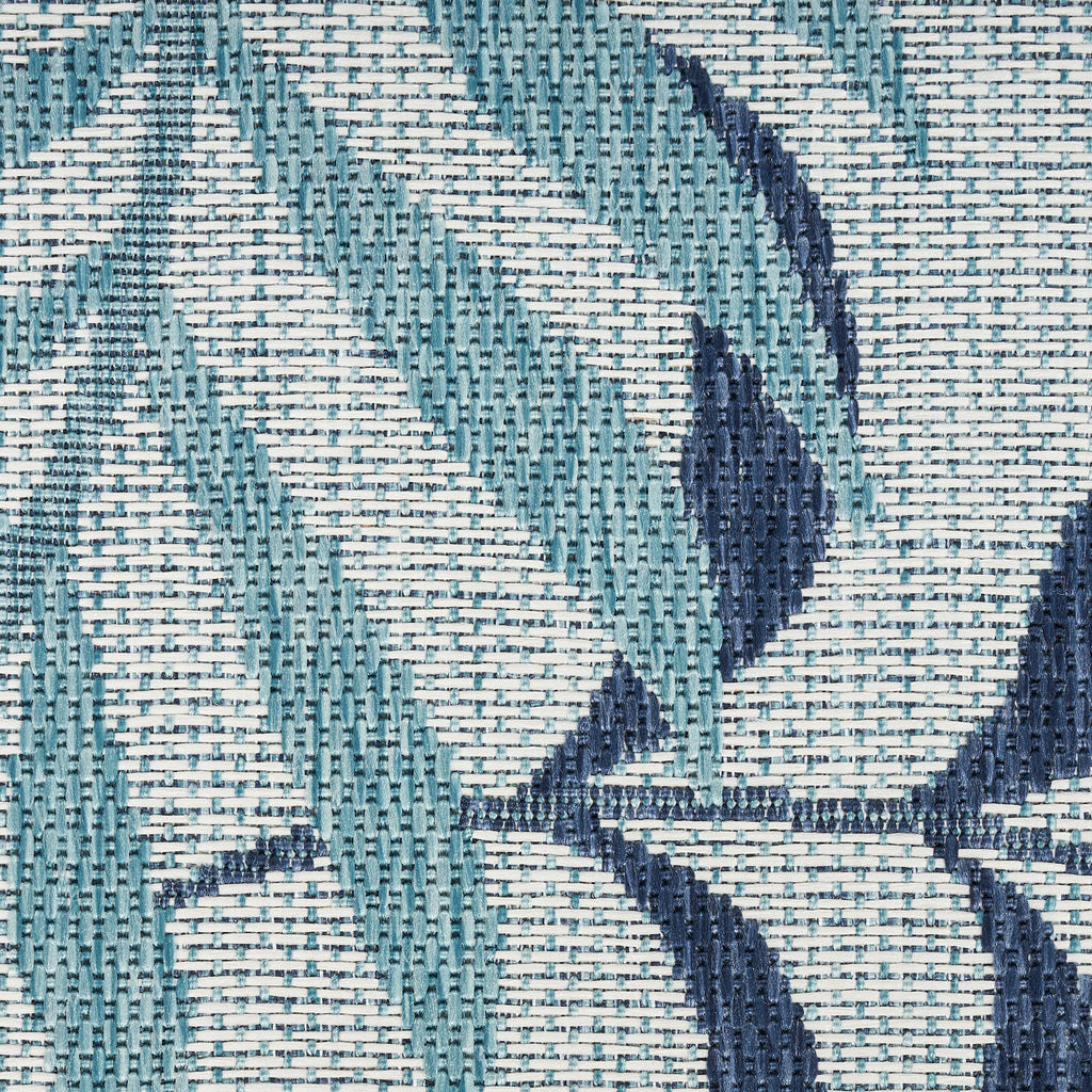 nourison garden oasis goa01 blue rug