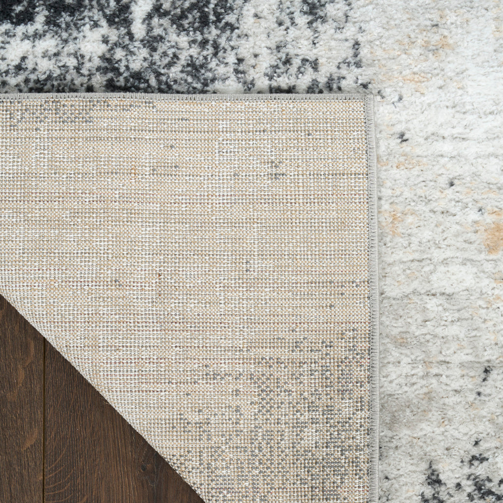 nourison dekor dek07 grey charcoal rug