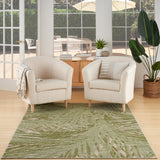 nourison aloha alh41 ivory green rug