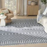 nourison astra machine washable asw10 denim rug