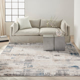 nourison ck022 infinity ifn06 ivory grey blue rug