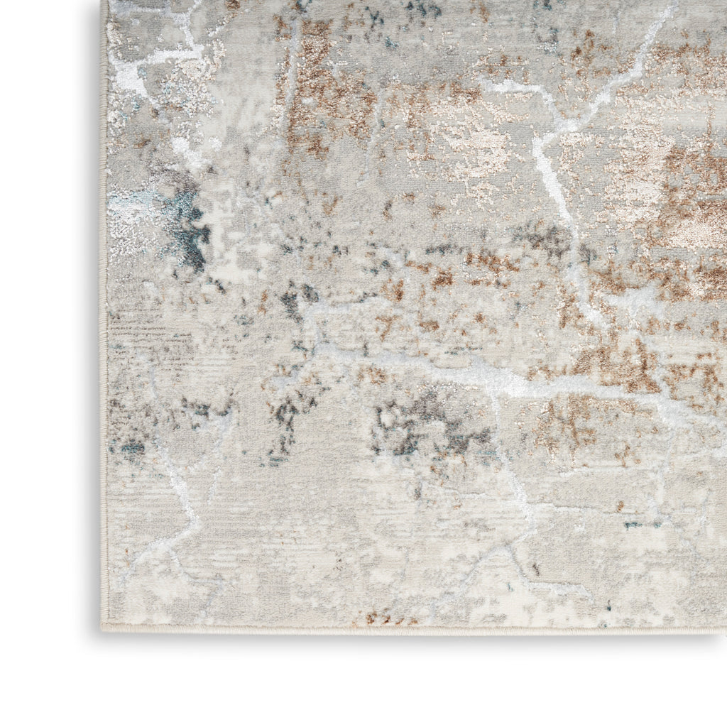 nourison glitz glz23 grey multicolor rug