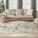 nourison sustainable trends sut04 beige grey rug