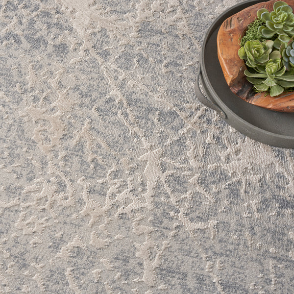 nourison exhale exl02 ivory grey rug