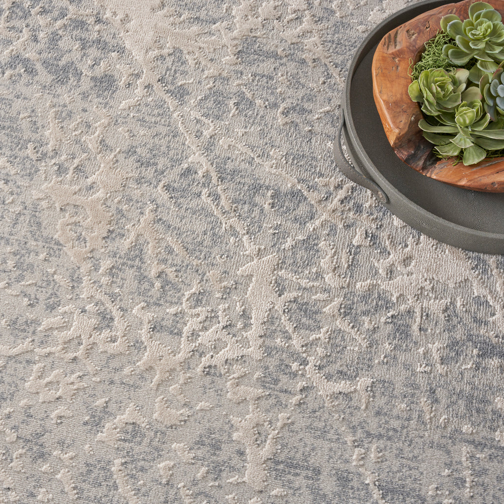 nourison exhale exl02 ivory grey rug