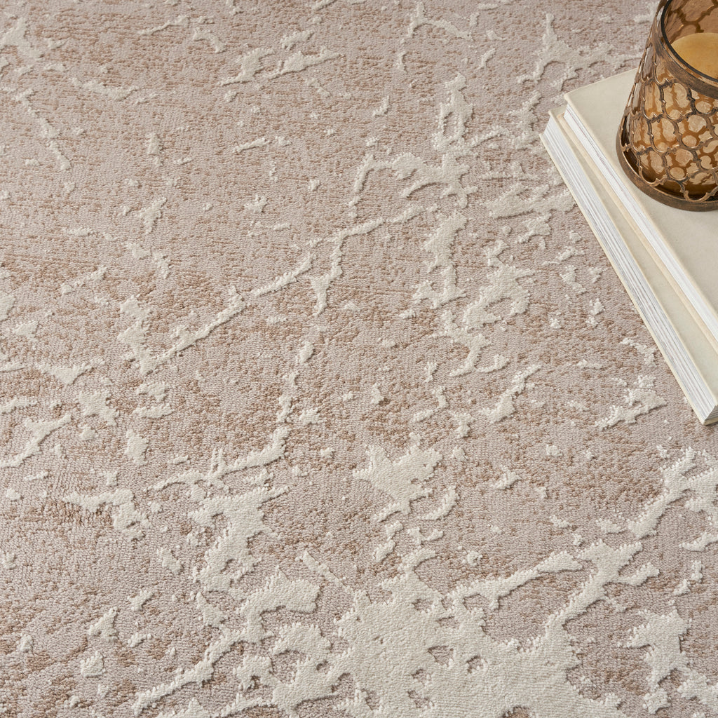 nourison exhale exl02 mocha ivory rug