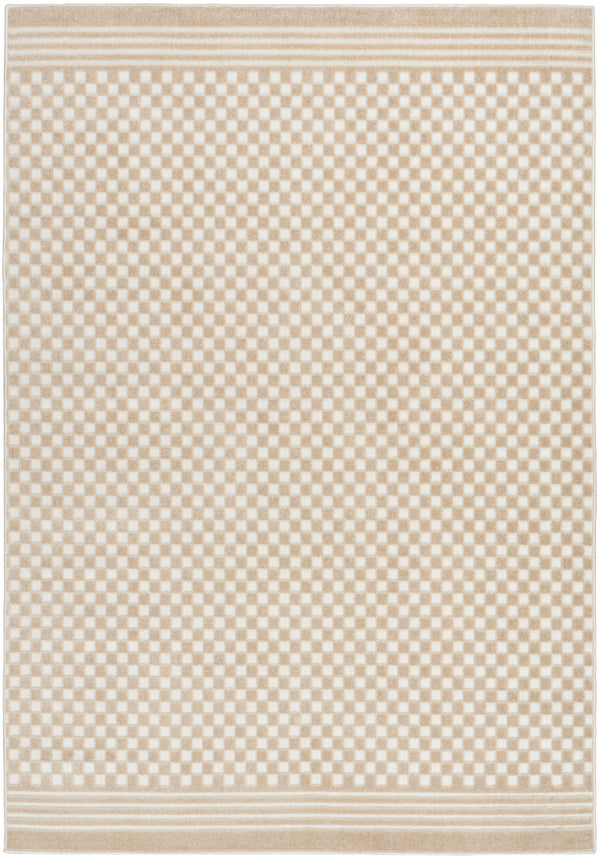 nourison care free caf02 beige rug