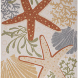 nourison aloha alh24 ivory multicolor rug