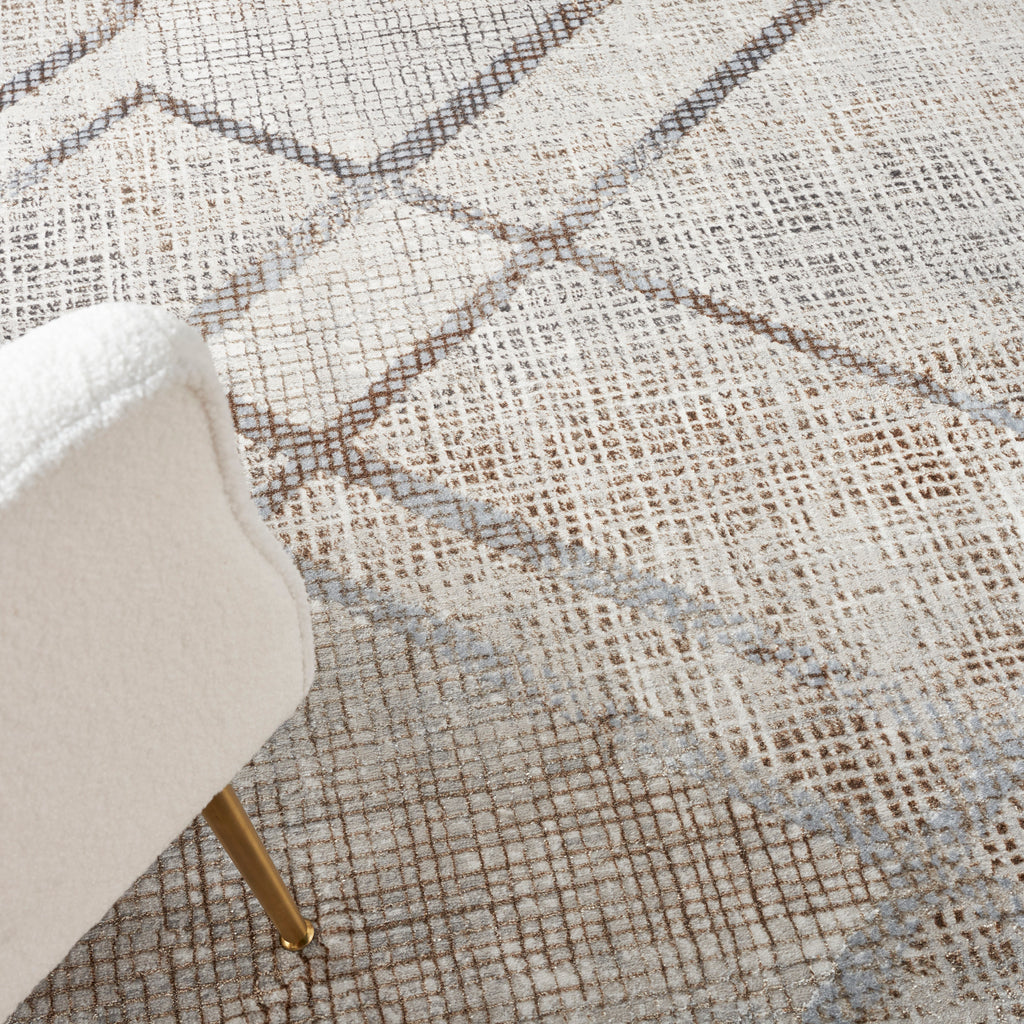 nourison iliana ili03 grey mocha rug