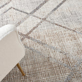 nourison iliana ili03 grey mocha rug