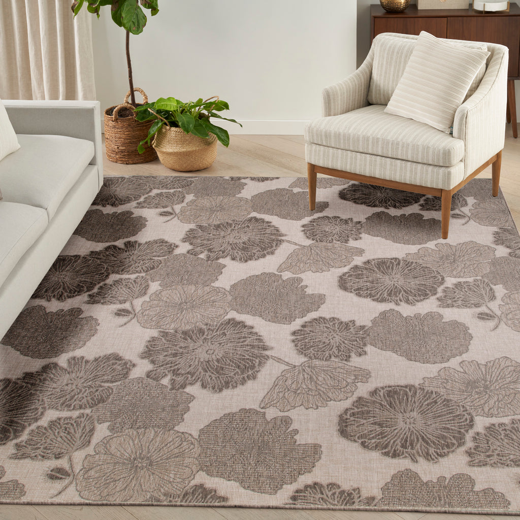 nourison garden oasis goa04 natural rug