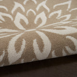 nourison jubilant jub06 taupe rug