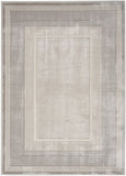 nourison glitz glz07 silver rug