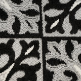 nourison aloha alh34 black white rug