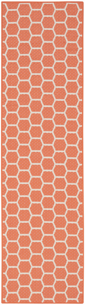 nourison twist reversible tws01 coral rug