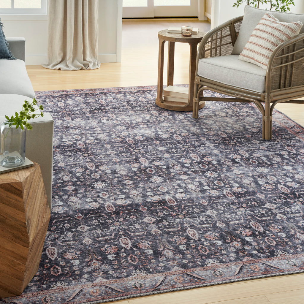 nourison grand washables grw06 navy ivory rug