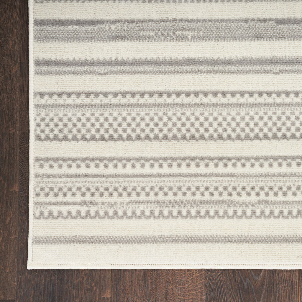 nourison grafix grf41 ivory grey rug