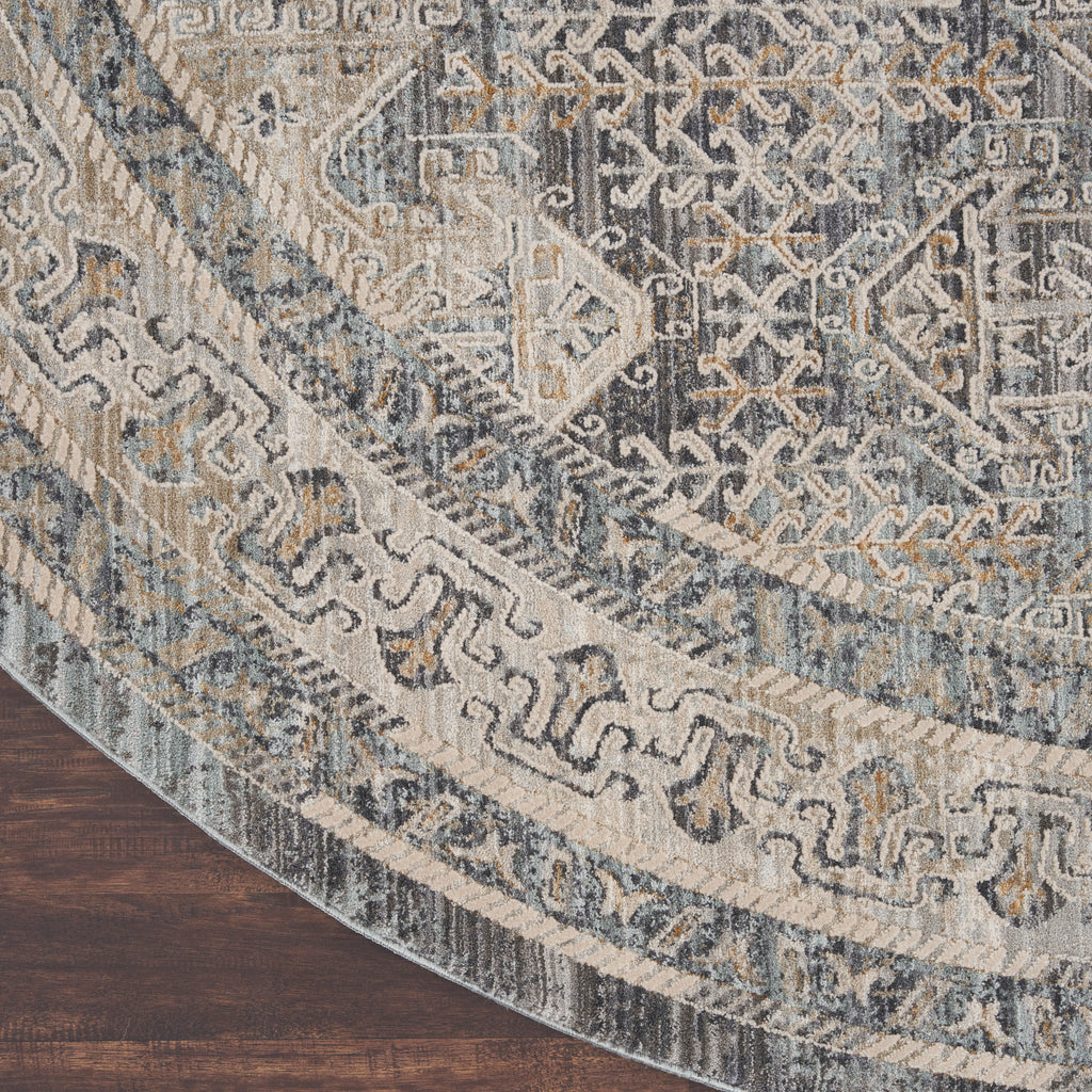 nourison lynx lnx01 ivory charcoal rug
