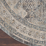 nourison lynx lnx01 ivory charcoal rug