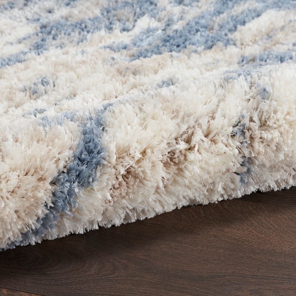 nourison dreamy shag drs10 light blue grey rug