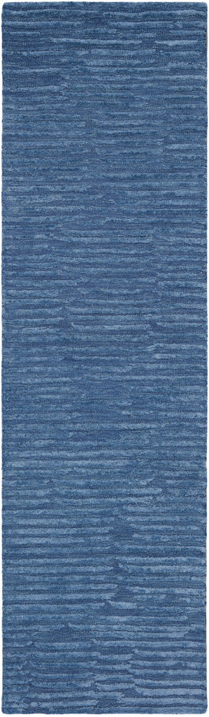 nourison ck010 linear lnr01 blue rug
