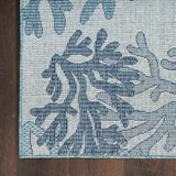 nourison garden oasis goa05 blue rug