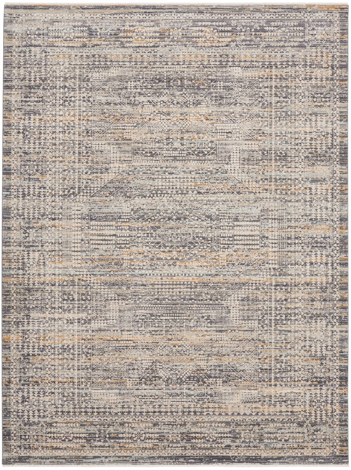 nourison lynx lnx05 ivory slate rug
