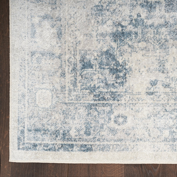 nourison astra machine washable asw11 blue ivory rug