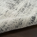 nourison harmony hay01 ivory charcoal rug
