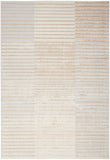 nourison brushstrokes bsk04 beige silver rug